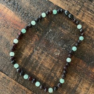 Amber teething necklace